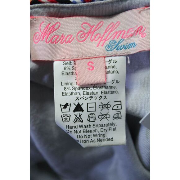 Mara Hoffman Swim Womens Multicolor Printed Open Back Swim Cover Up Dress Size S - Picture 4 of 4